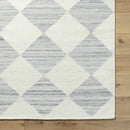 Vivir x Livabliss Antho Light Gray Diamond Rug