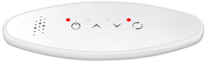 Air Blower Topside: LED OVAL-L 4 button White (CG+/SENSOR-L-WP)