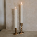Gold Cast Iron Taper Candle Holders - Set of 2 by Sweet Water Decor