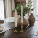 Gold Cast Iron Taper Candle Holders - Set of 2 by Sweet Water Decor