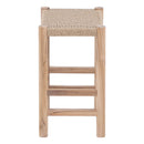 Oslo Natural Teak Indoor/Outdoor Counter Stool - 24" by NORDICTEAK.COM