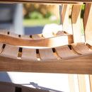 Natural Teak Outdoor Dining Chair (Set of 2 with Cushions) by NORDICTEAK.COM