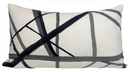 Channels Pillow Cover in Ebony, Kelly Weasrtler Textiles
