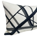 Channels Pillow Cover in Ebony, Kelly Weasrtler Textiles