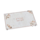 Leatherite Blush Rose Challah Board by Feldart
