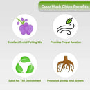 Coconut Coir Husk Chips Coco Mulch by EnvelorHome