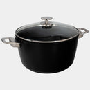 CXD DOU Ceramic Nonstick Stock Pot with Glass Lid
