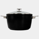 CXD DOU Ceramic Nonstick Stock Pot with Glass Lid