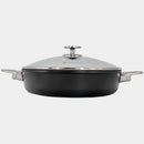 CHD Nonstick Sauteuse with Glass Lid
