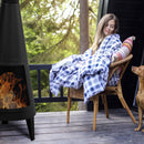 Modern Mesh Chiminea Fireplace by EP Designlab LLC