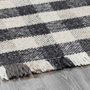 Chilliwack Gray Plaid Wool Rug