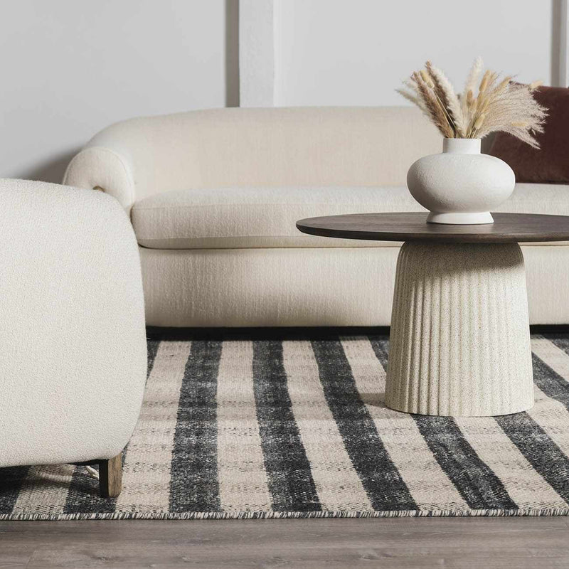 Chilliwack Gray Plaid Wool Rug