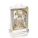 Golden Arch Chanukah Match Holder by Feldart