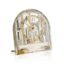 Golden Arch Chanukah Table Clock by Feldart