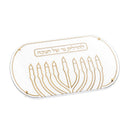 Woven Leatherite Chanukah Tray by Feldart