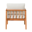 Circa Modern Solid Wood Spindle Patio Lounge Chair