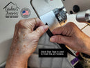 Letter I Monogram - Pink Black Polka Dots Pot Holder Set of 2 Heat Resistant Quilted Hot Pads 7.5 x 7.5 Inch, Insulated Kitchen Trivets for Cooking & Baking