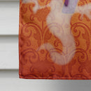 Halloween Ghost Letter A House Flag 28x40 Porch Sleeve Pole Decorative Outside Yard Banner Artwork Wall Hanging, Polyester