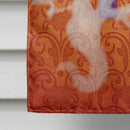 Halloween Ghost Letter P House Flag 28x40 Porch Sleeve Pole Decorative Outside Yard Banner Artwork Wall Hanging, Polyester