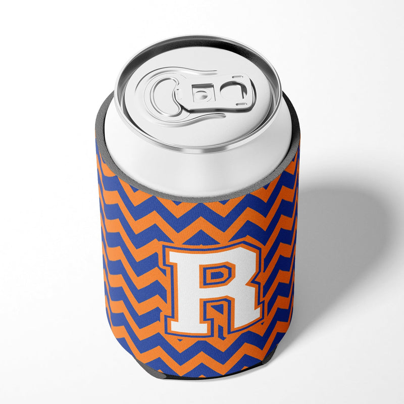 Letter R Chevron Blue and Orange