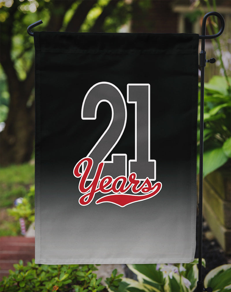 21 Years Flag Garden Size CJ1084GF