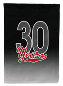30 Years Garden Flag - Outdoor Decorative Yard Flag