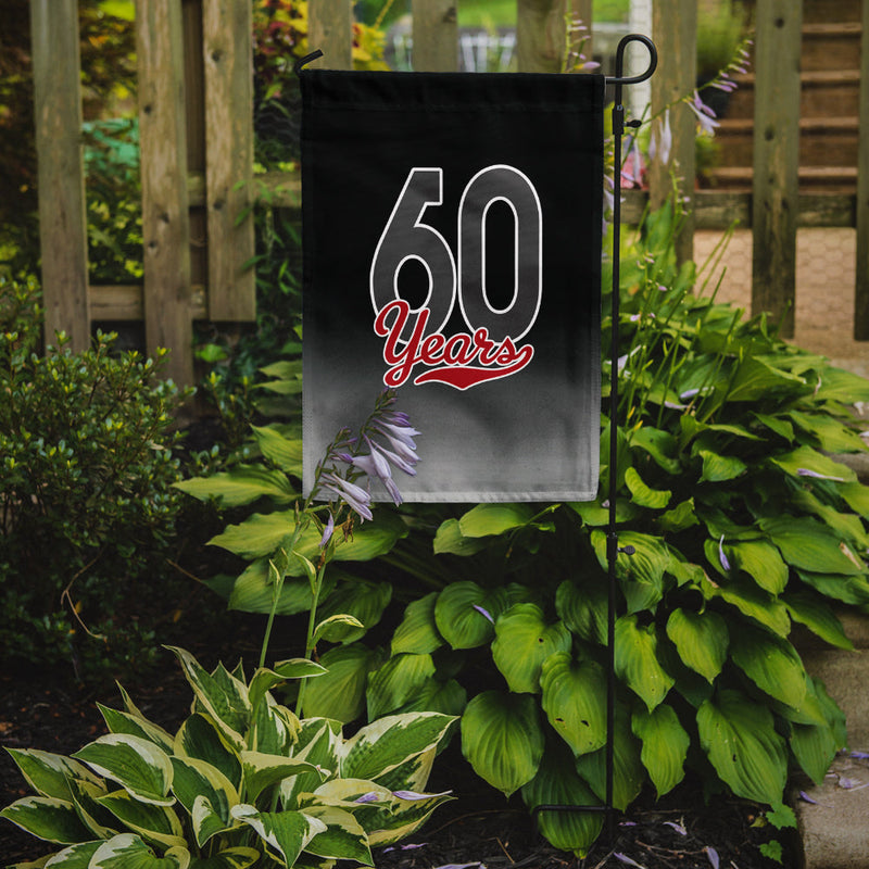 60 Years Flag Garden Size