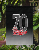 70 Years Garden Flag - Outdoor Decorative Yard Flag