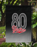80 Years Garden Flag - Outdoor Decorative Yard Flag