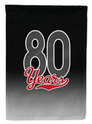 80 Years Garden Flag - Outdoor Decorative Yard Flag