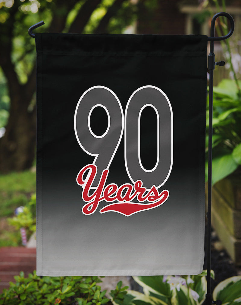 90 Years Flag Garden Size