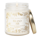 Island Air Soy Patterned Candle - Clear Jar - 9 oz