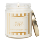 Sugar Cookies Soy Candle - 9 oz Patterned Clear Jar by Sweet Water Decor