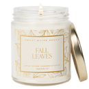 Fall Leaves Soy Candle - Patterned 9 oz - Clear Jar by Sweet Water Decor