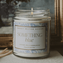 Something Blue Soy Candle - Clear Jar - 9 oz (Luxury Getaway) by Sweet Water Decor