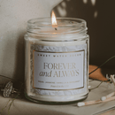 Forever and Always Soy Candle - Clear Jar - 9 oz by Sweet Water Decor