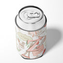 Letter Z Love in Paris Pink Can or Bottle Hugger CJ2002-ZCC