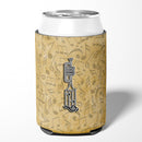 Letter I Musical Instrument Alphabet Can or Bottle Hugger Cooler Sleeve for Standard 12 oz Cans, Insulated Foam Beer & Soda Can Hugger Reusable
