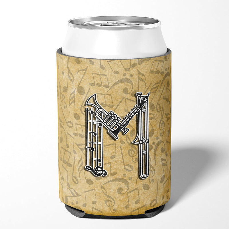 Letter M Musical Instrument Alphabet Can or Bottle Hugger CJ2004-MCC