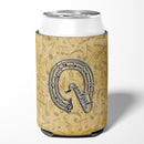 Letter Q Musical Instrument Alphabet Can or Bottle Hugger Cooler Sleeve for Standard 12 oz Cans, Insulated Foam Beer & Soda Can Hugger Reusable