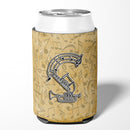 Letter S Musical Instrument Alphabet Can or Bottle Hugger Cooler Sleeve for Standard 12 oz Cans, Insulated Foam Beer & Soda Can Hugger Reusable