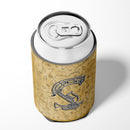 Letter S Musical Instrument Alphabet Can or Bottle Hugger Cooler Sleeve for Standard 12 oz Cans, Insulated Foam Beer & Soda Can Hugger Reusable