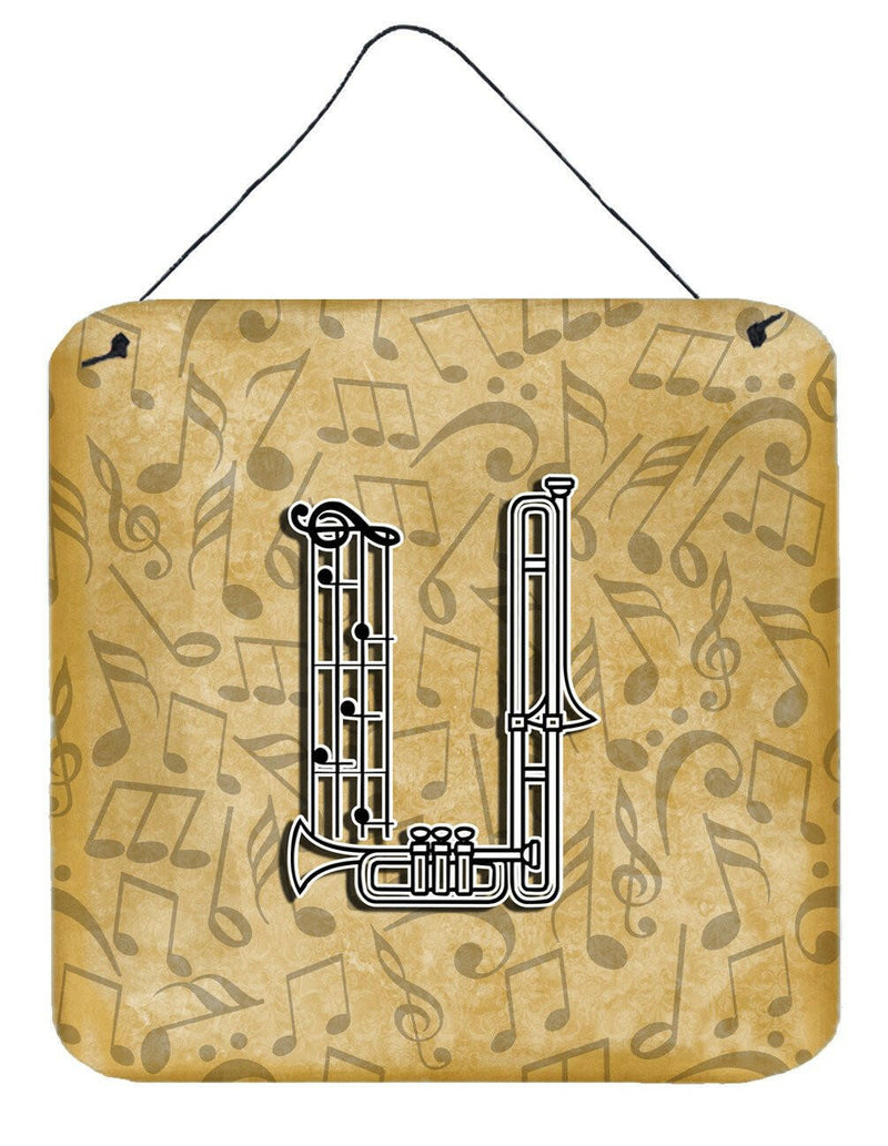 Letter U Musical Instrument Alphabet Wall or Door Hanging Prints CJ2004-UDS66