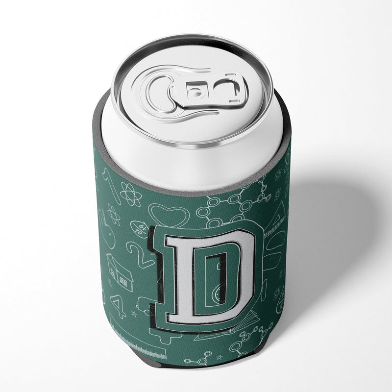 Letter D Back to School Initial Can or Bottle Hugger CJ2010-DCC