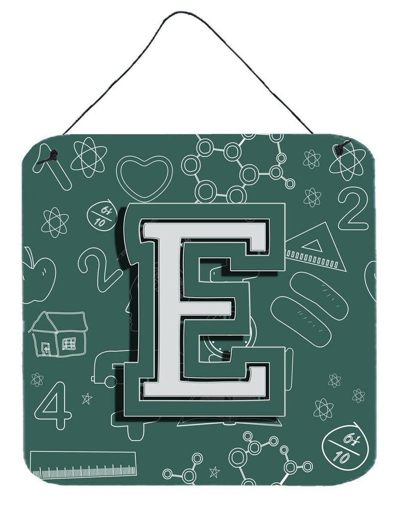 Letter E Back to School Initial Wall or Door Hanging Prints CJ2010-EDS66