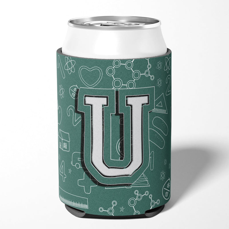 Letter U Back to School Initial Can or Bottle Hugger CJ2010-UCC