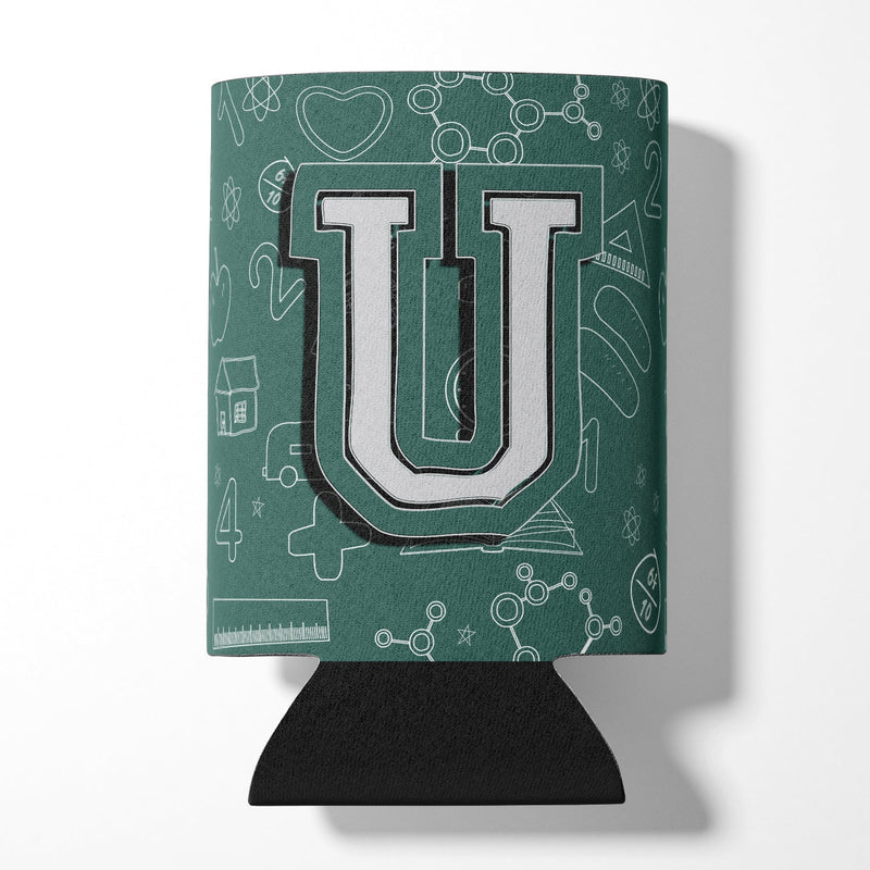 Letter U Back to School Initial Can or Bottle Hugger CJ2010-UCC