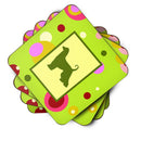 Afghan Hound Coasters - Set of 4 Lightweight Foam, Absorbent Drink Coasters