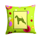 Airedale Throw Pillow - 14x14 Decorative Pillow – Art for Your Home & Patio