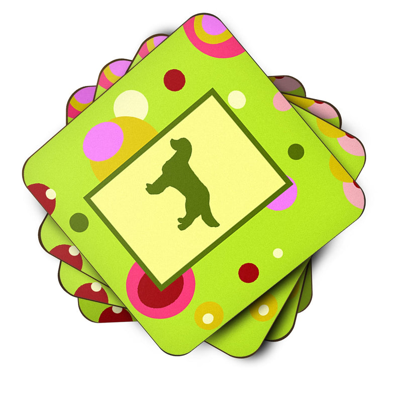 American Water Spaniel Coasters - Set of 4 Lightweight Foam, Absorbent Drink Coasters